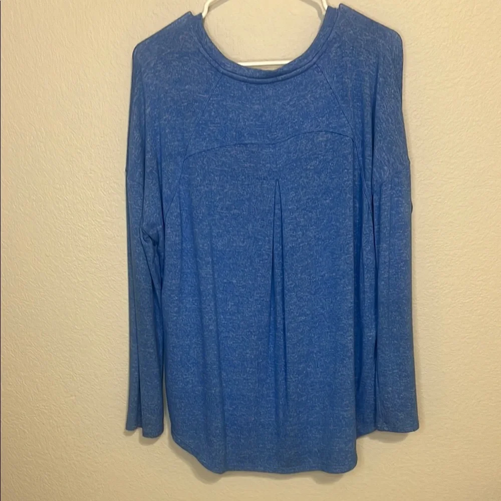 Calvin Klein Blue Long Sleeve Tee - Picture 3 of 5